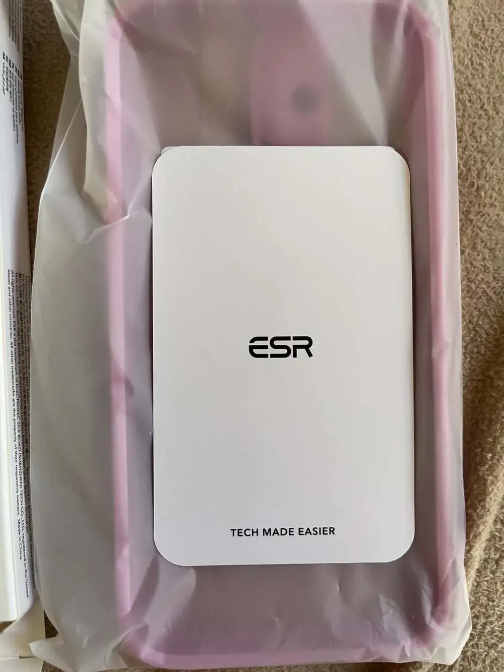 ESR Classic Series Hybrid Case (HaloLock) for iPhone 16 Plus - Frosted Pink